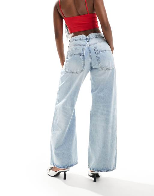 River Island – Jasnoniebieskie luźne jeansy z niskim stanem, 2 z 5