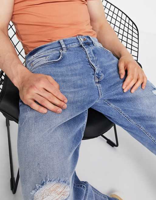 River Island – Jasnoniebieskie luźne jeansy, 4 z 4