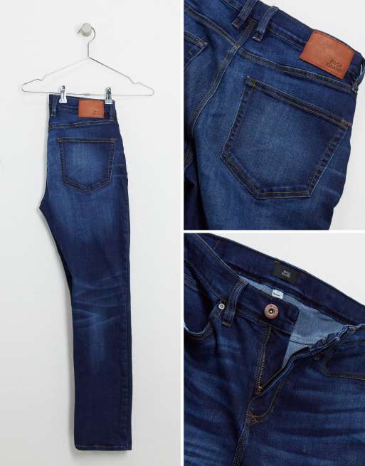 River Island - Jean ajusté - Bleu foncé, 3 de 4