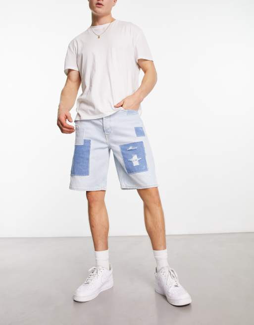 River island clearance jean shorts