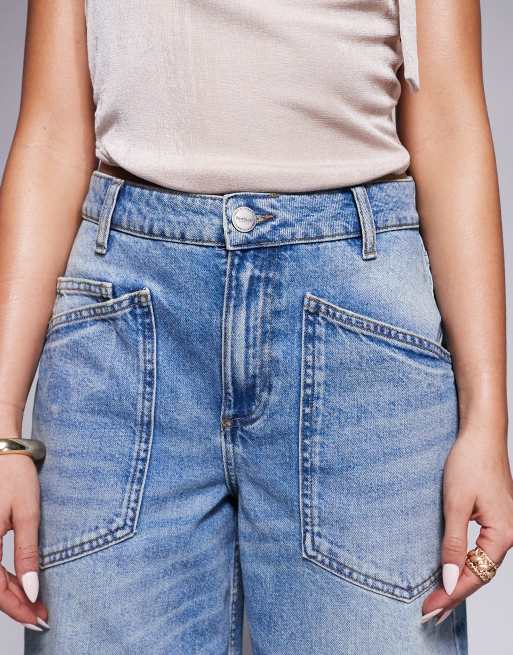 River Island – Jeans in Blau mit Vordertaschen-Detail, 5 von 5