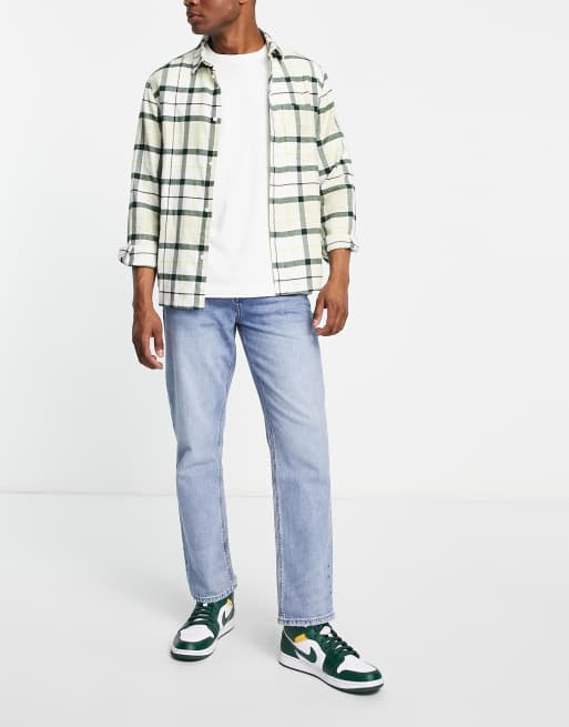 River Island - Jeans met rechte pijpen in blauw met lichte wassing, 4 van 4