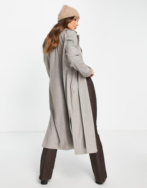 Gray duster coat best sale