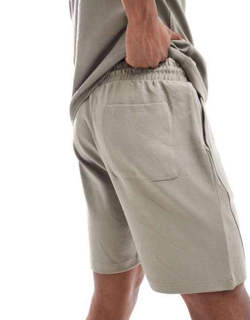 River island khaki shorts hotsell