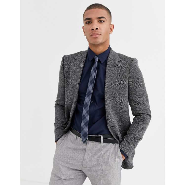 River island jersey on sale blazer