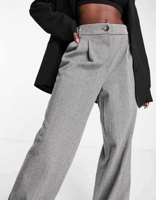 Womens 2025 herringbone trousers