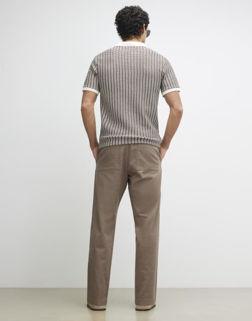 River Island - Joggers slim marrone chiaro, 4 di 4