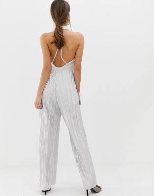 silver jumpsuit asos