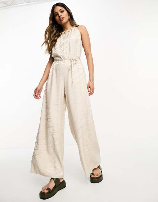 Asos beige sales jumpsuit