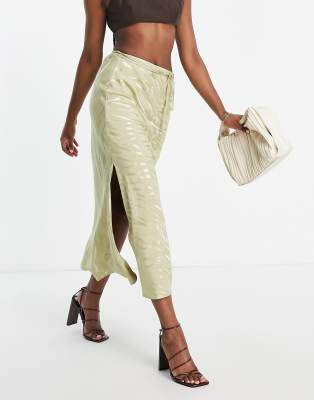 Jupe Longue Fleurie River Island - Taille 14, Viscose, Non Doublée, Occasion Très Bon état