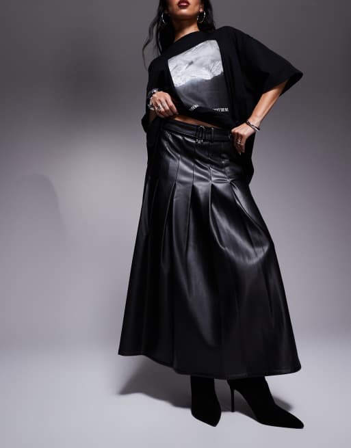Jupe Crayon Vintage River Island Noire à Imprimé Cachemire - Taille 8 - Occasion