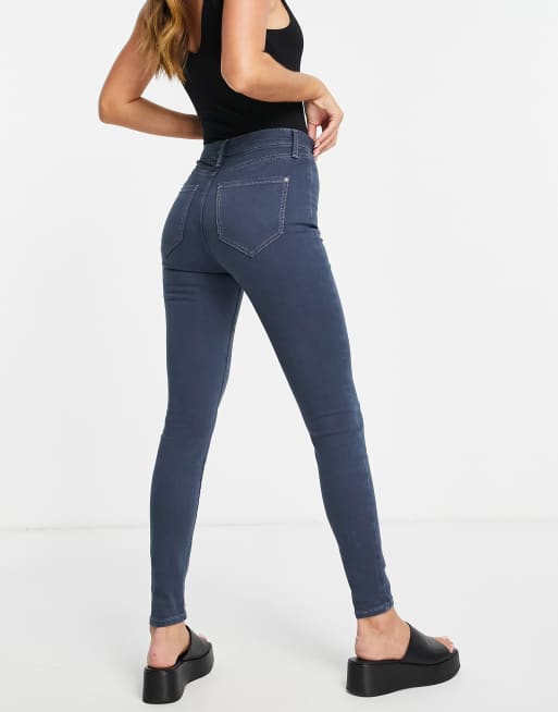 River Island Tall Kaia High Waist Jeggings - Mid Denim