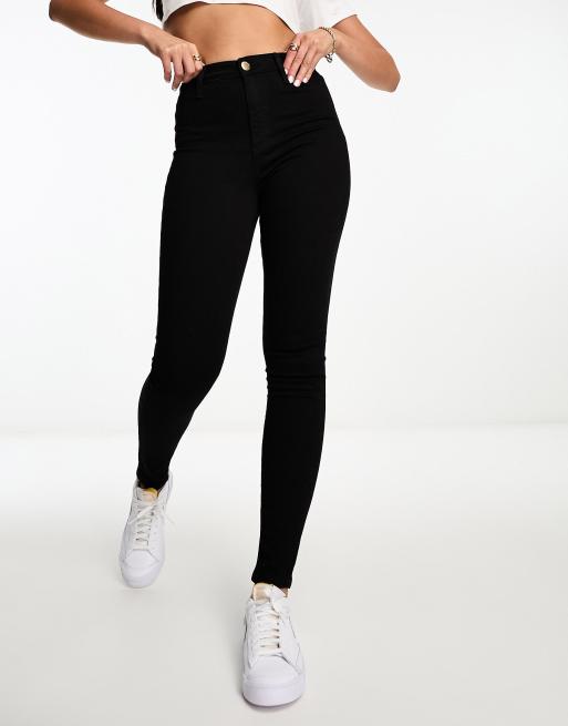 River Island kaia jean in black ASOS