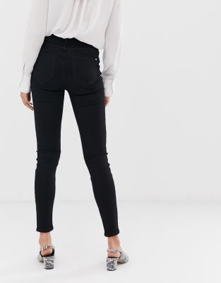 asos black skinny jeans womens