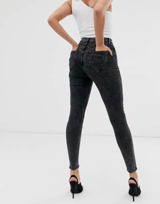black skinny jeans river island