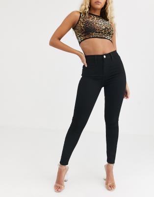 black skinny jeans river island
