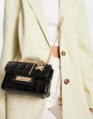 River island black and gold bag hotsell