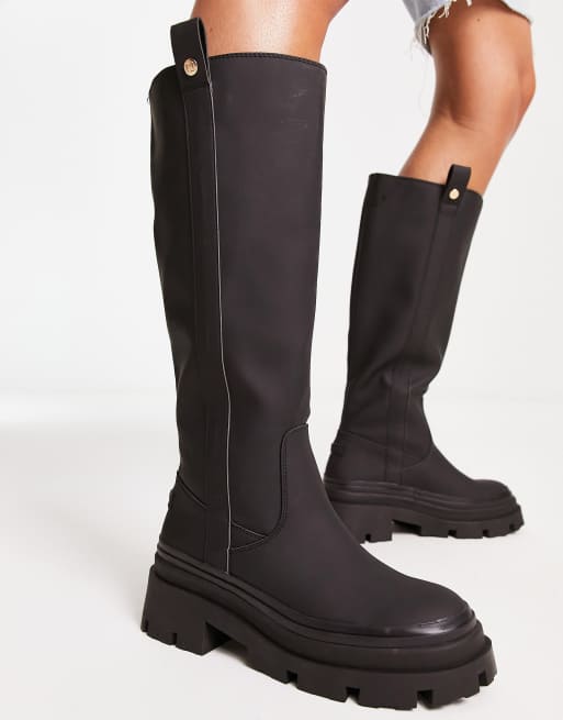 River island knee hot sale high boots