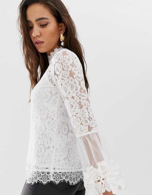 Asos store lace blouse