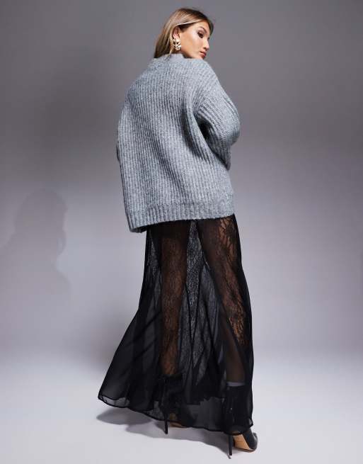 Long skirt river island sale