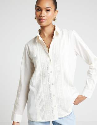 River Island Lace panel shirt Sale