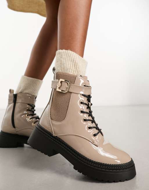 river island lace up boots, Off 74%