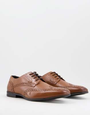 River Island Lace Up Derby In Brown