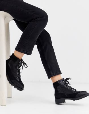 river island lace up ankle boots