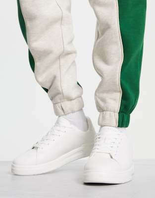 River Island lace up trainer in white - ASOS Price Checker