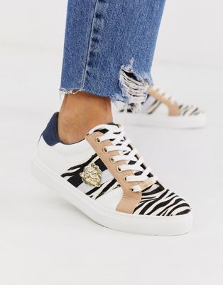 zebra print sneakers