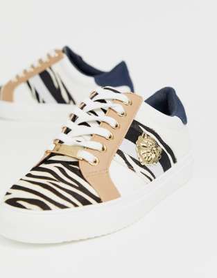 river island animal print trainers