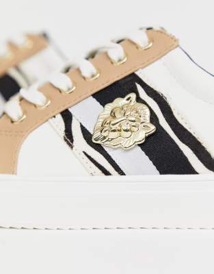 river island animal print trainers