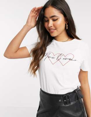 river island amour t shirt