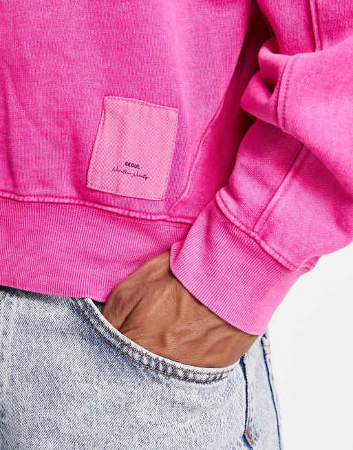 River island pink sweatshirt sale