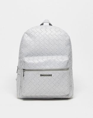 River Island large backpack in grey