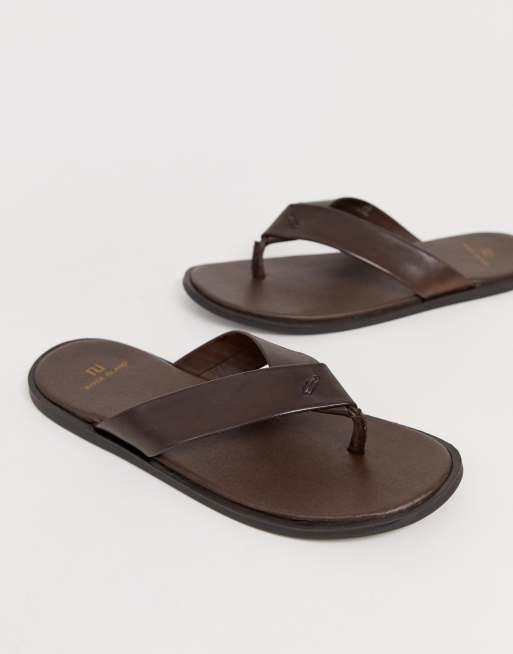 River island store mens flip flops