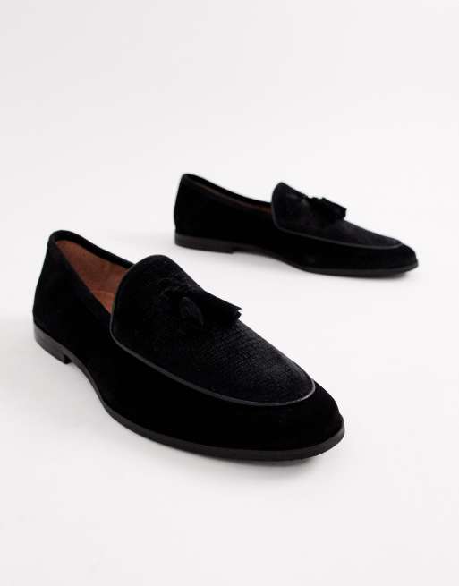 black loafers with laces