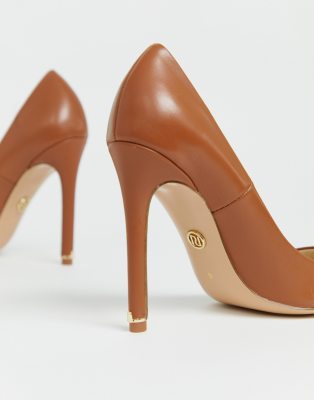 tan leather pumps shoes