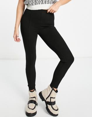 River Island - Leggings in Schwarz mit hohem, elastischem Taillenbund