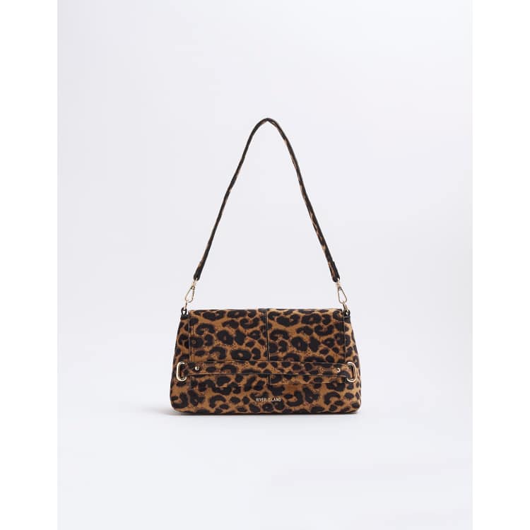 Leopard print backpack river island online