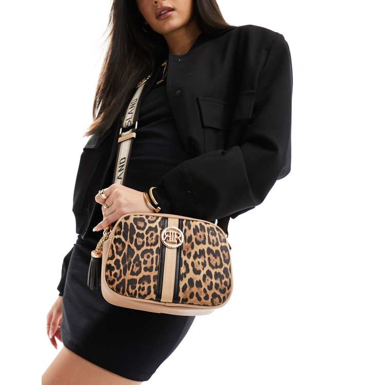 Leopard print best sale backpack river island