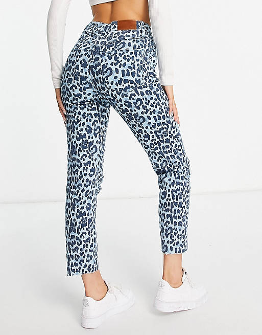 River leopard print skinny jeans | ASOS