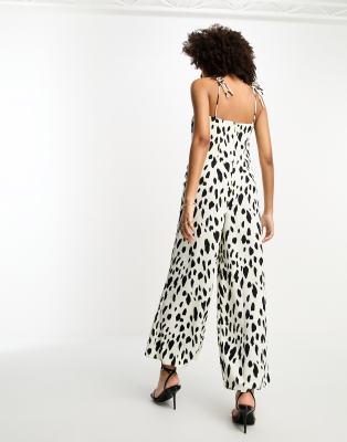 River island store leopard print jumpsuit