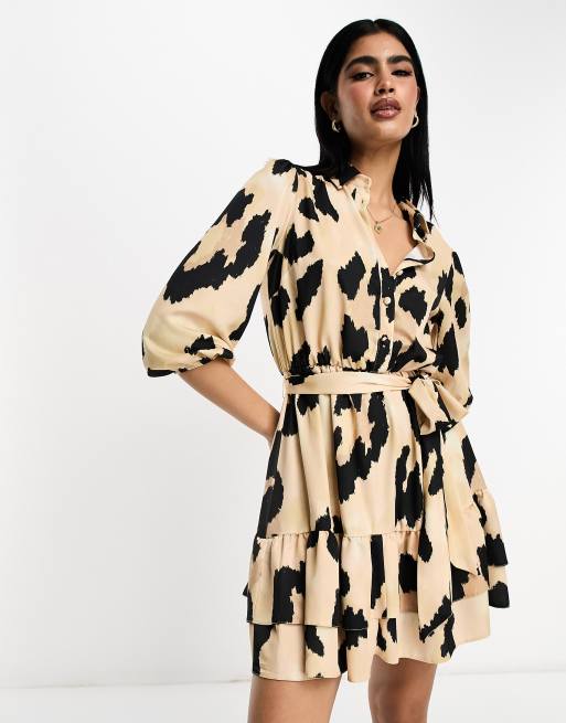 Leopard print outlet dress river island