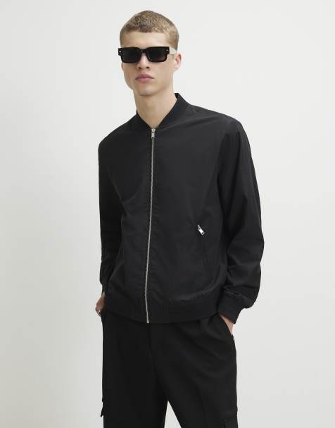 River Island Lightweight bomber jacket in black - view 1