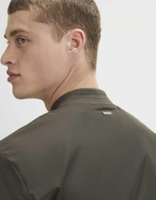 River Island Lightweight bomber jacket in green, 4 of 4