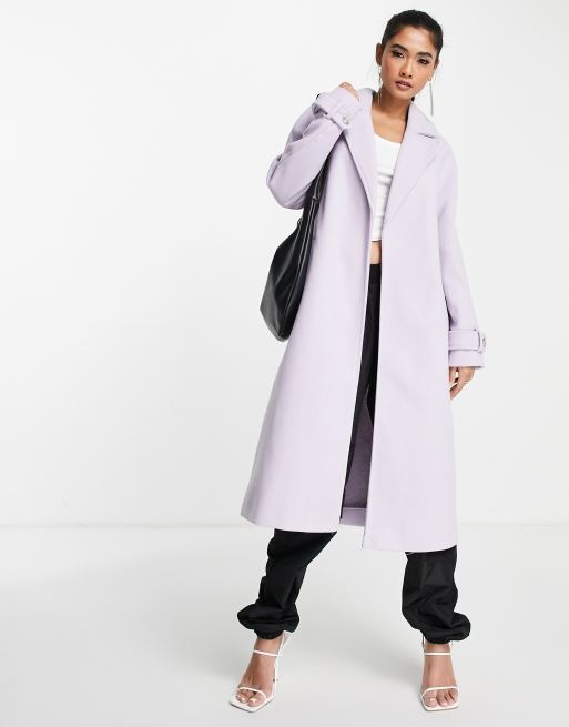 River Island – Lila dusterkappa i lång modell