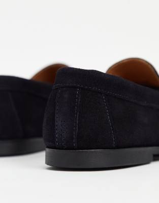 river island suede loafers