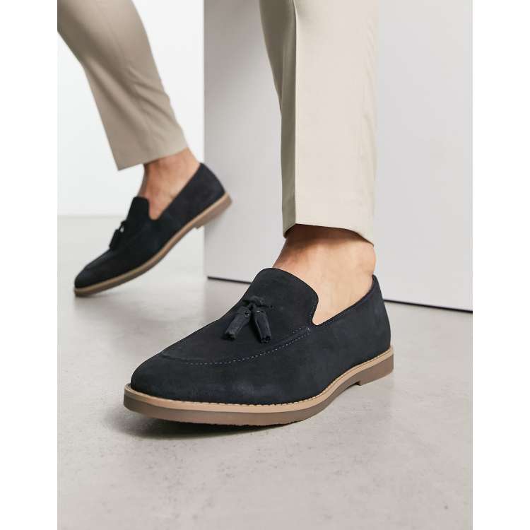 River island deals suede loafers