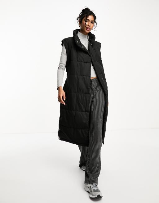 Gilet Long River Island Gris - Taille 10 - 80% Polyester - Occasion En Excellent état
